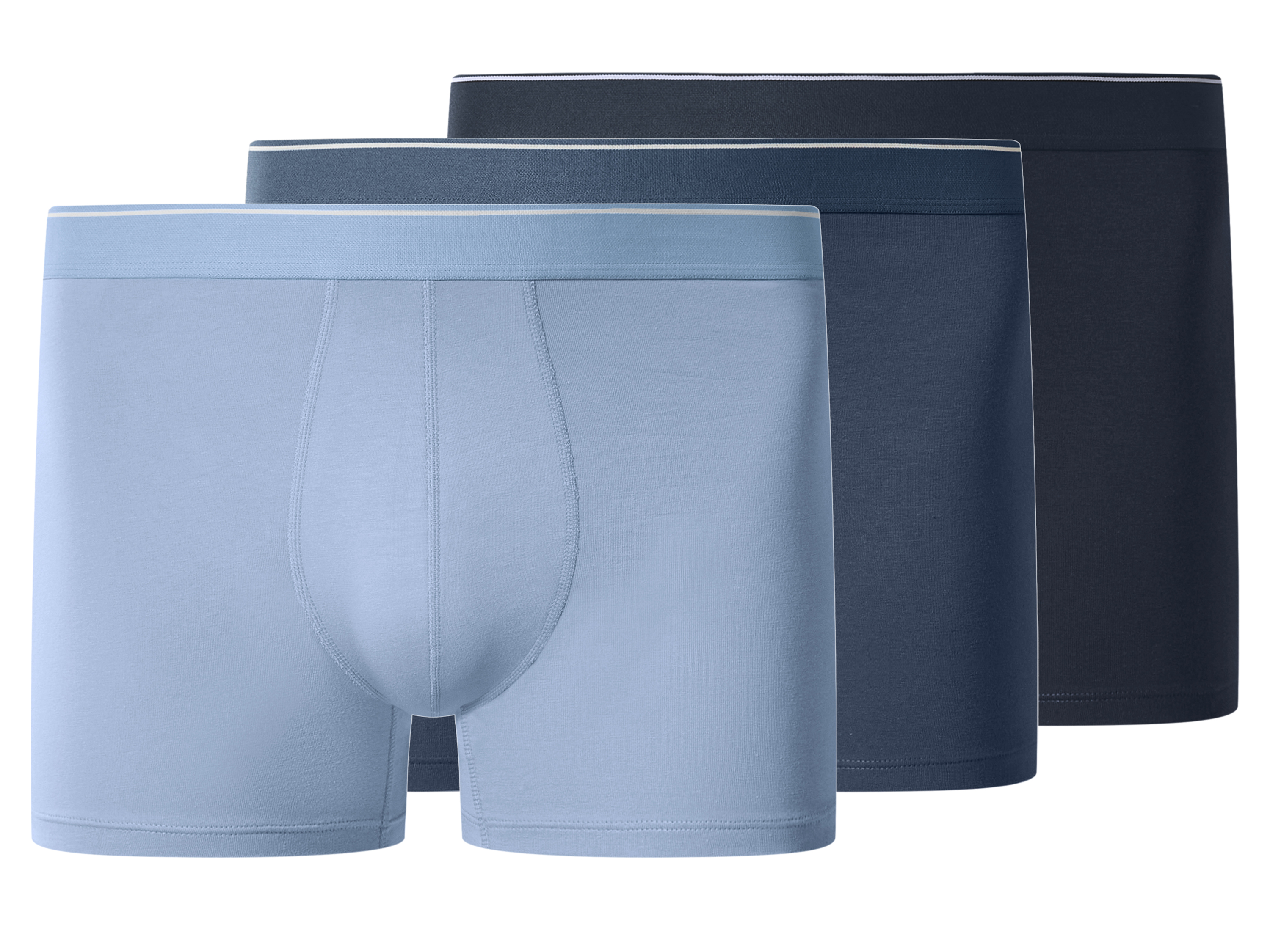 esmara Men Set van 3 heren boxers (Marineblauw/donkerblauw, 3XL)