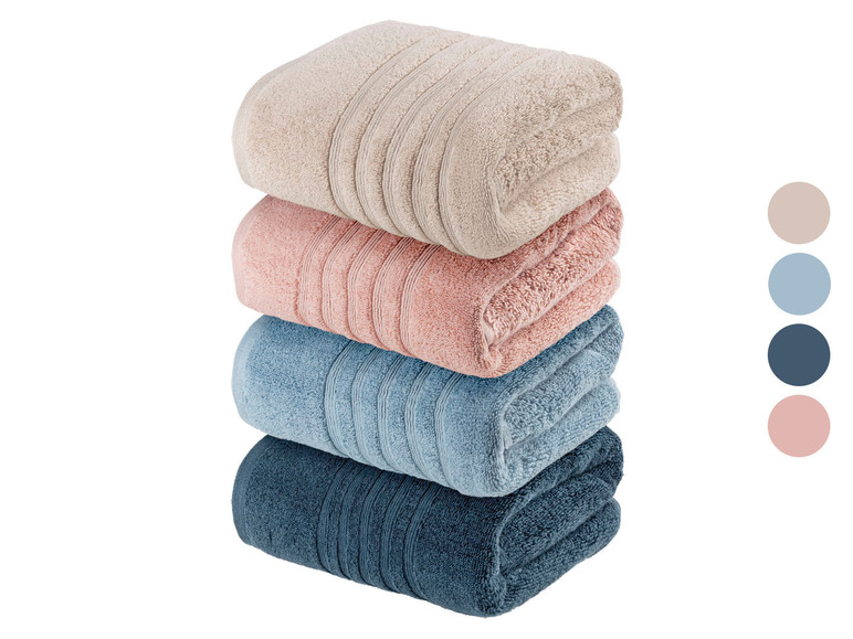 Ga naar volledige schermweergave: LIVARNO home 2 badstof handdoeken - afbeelding 1