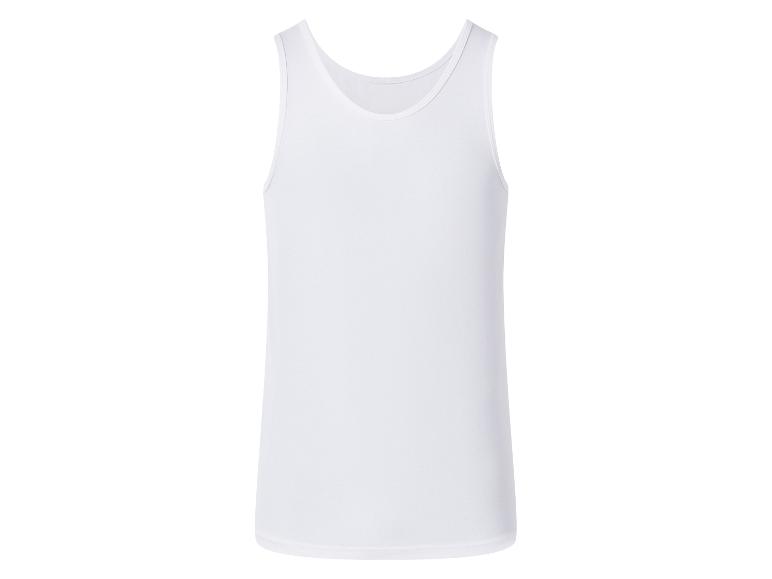 Effen wit herenhemdje