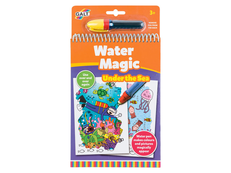 Ga naar volledige schermweergave: Galt Water Magic kleurboekje met waterpen - afbeelding 5