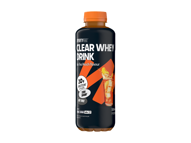 Freeway Clear Whey Drink met perzik ijsthee smaak, 500 ml