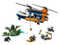 LEGO City Jungle Helicopter met gorilla's en een motor.