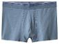 Blauwe boxershort met gestreepte elastische tailleband