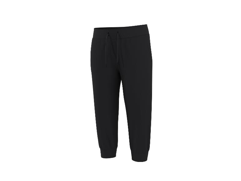 Zwarte herenjoggingbroek met elastische tailleband en trekkoord