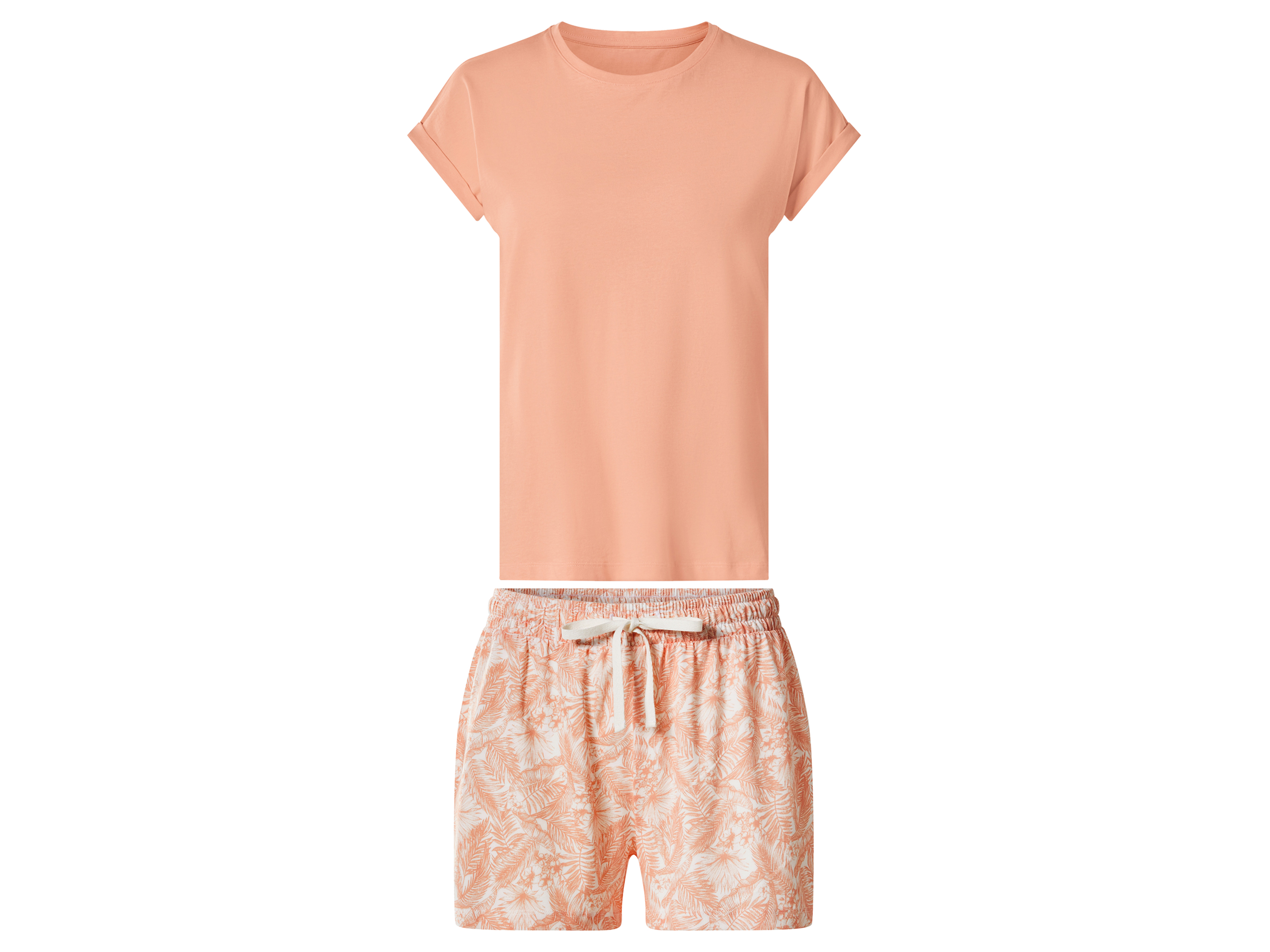 esmara Korte dames pyjama (Lichtroze, XS (32/34))