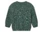 Groene gebreide kindertrui.