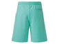 Turquoise shorts met elastiek in de taille.
