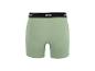 Lichtgroene herenboxershort met zwarte tailleband.