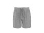 Grijze heren sweatshorts met verstelbare taille.