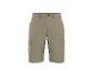 Khaki cargo shorts met zijzakken en een knoop in de taille.