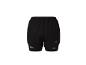Zwarte Crivit dames sportshorts met dubbele stof.