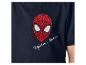 Kindershirt met geborduurd Spider-Man masker en tekst