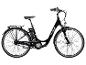 Een zwarte Zündapp Green 7 elektrische fiets, van opzij gezien.