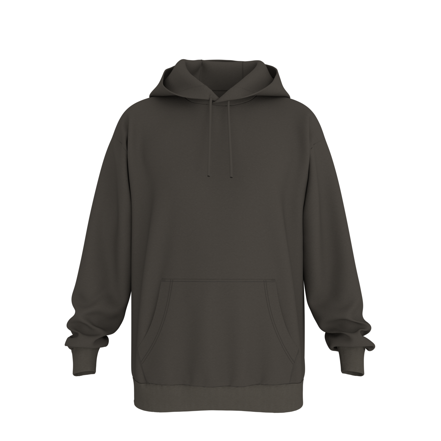 ESMARA MEN Heren hoodie of sweater (Bruin, XXL)