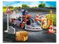Playmobil go-kart, bekers en race-accessoires.