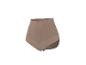 Beige hoge slip met geribbelde textuur.