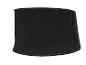 Zwarte neopreen tailleband met zichtbare stiksels voor sport.