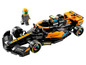 Een Lego McLaren Formule 1 raceauto met Chrome branding.