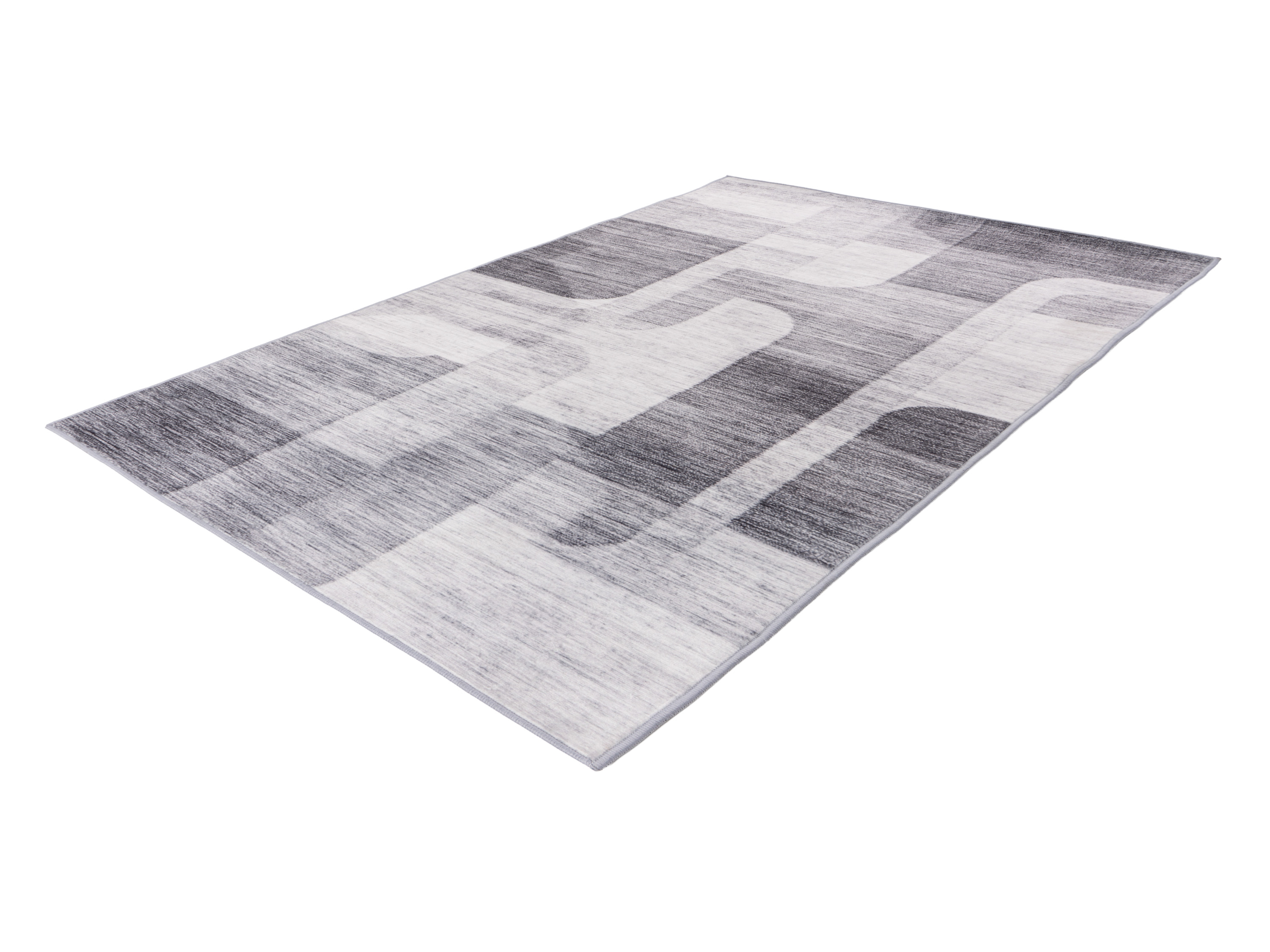 KAYOOM Vloerkleed Bluster 225, laagpolig (Zilver, 160 x 230 cm)