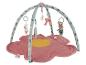 Baby speelmat met speelboog, bloemendesign en pluche dieren