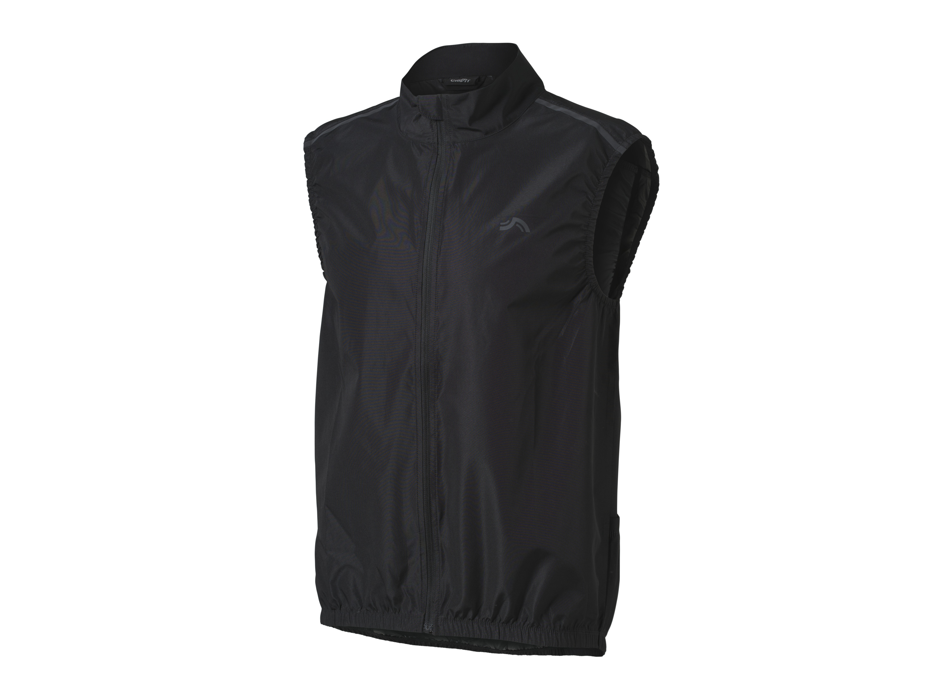 CRIVIT Heren sportbodywarmer (Zwart, S)
