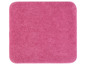 Een roze badmat van badstof.