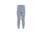 Blauwe kinderlegging met strikjesprint.