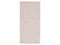Beige en witte handdoek met geometrisch patroon