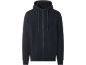 Heren fleece hoodie met rits, donkerblauw