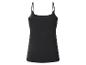 Zwarte dames top met spaghettibandjes