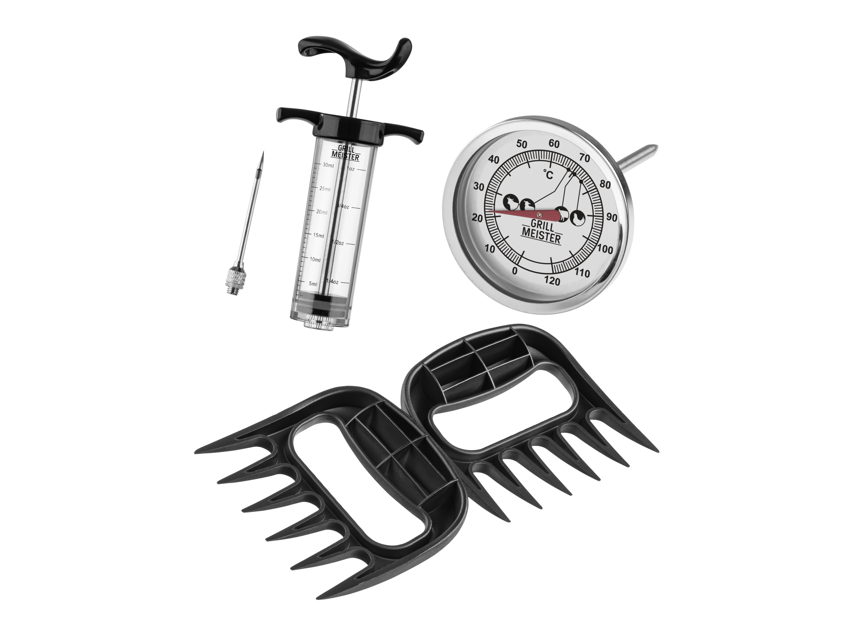 GRILLMEISTER Hamburgerset of pulled pork set (starterspakket pulled pork)