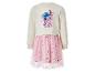 Witte kinderjurk met roze tule rok en Stitch- en Angel-opdruk.