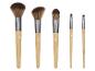 Set van zes Cien Beauty make-upkwasten met bamboe handvatten