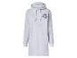 Grijze hoodie-jurk met Stitch-print en de tekst 'SMILE'