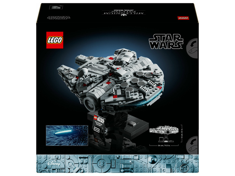 LEGO Star Wars Millennium Falcon-model met draaifunctie