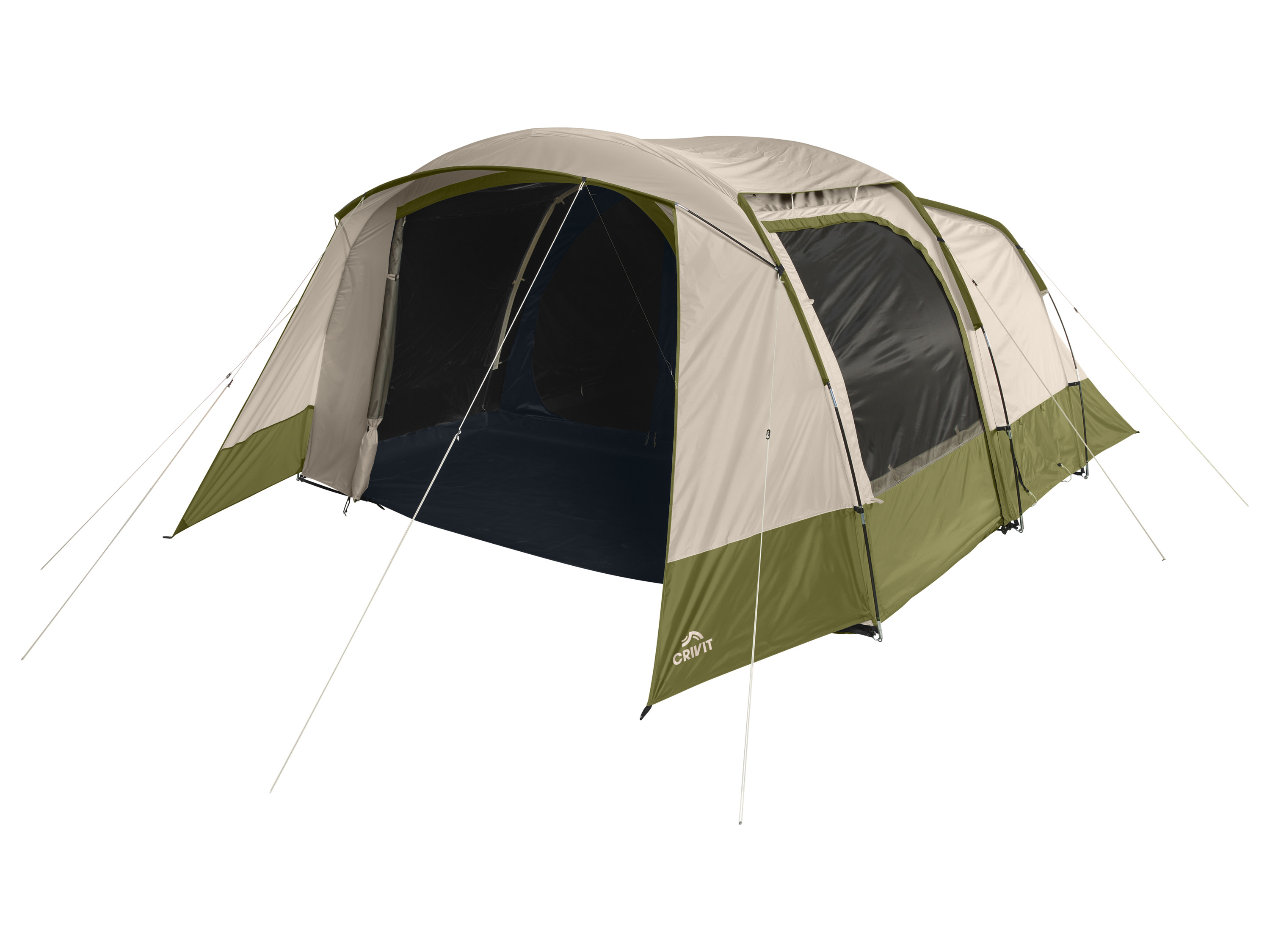 CRIVIT 5-persoons tent, met verduisterde slaapcabines
