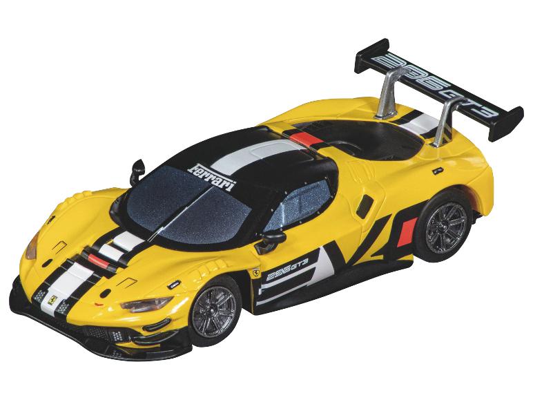Geel-zwarte Carrera Speedcore Challenge speelgoedraceauto