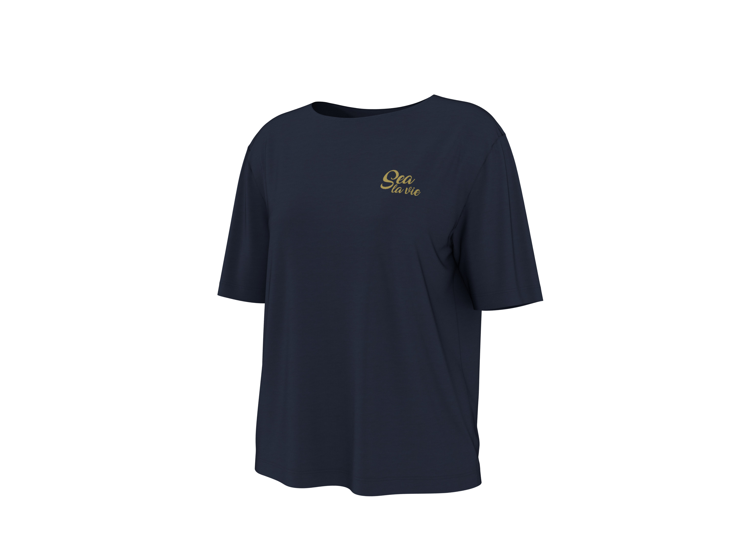 esmara Dames T-shirt (Marineblauw, S (36/38))