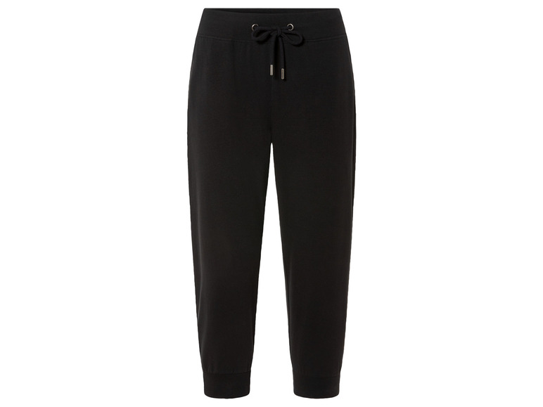 Zwarte joggingbroek met elastische tailleband.