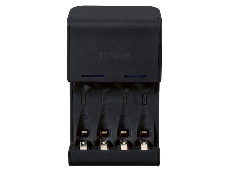 TRONIC oplader voor vier AA/AAA batterijen.