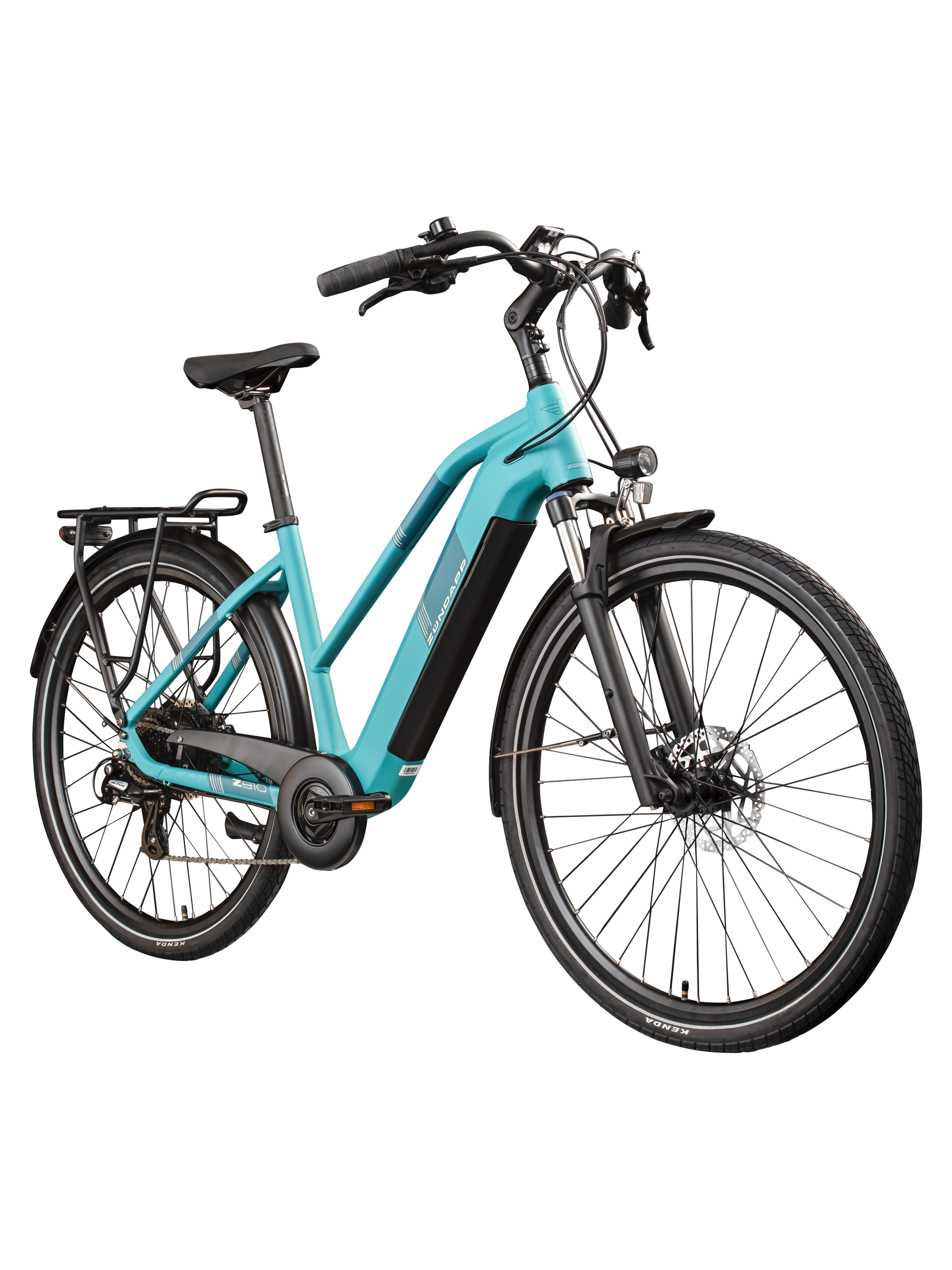 Zündapp Elektrische fiets trekking Z810 700c (Dames, Turquoise blauw)