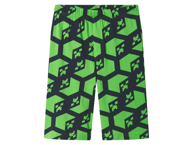Kinder shorts met Minecraft print.
