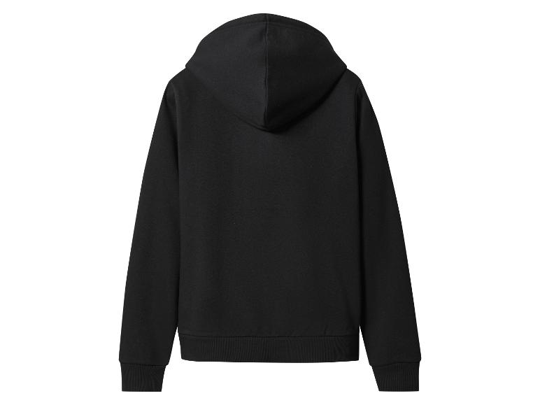 Zwarte hoodie, achterkant