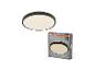 Ronde plafondlamp met warm licht en verpakking