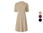 Damesjurk in beige, bordeaux en zwart