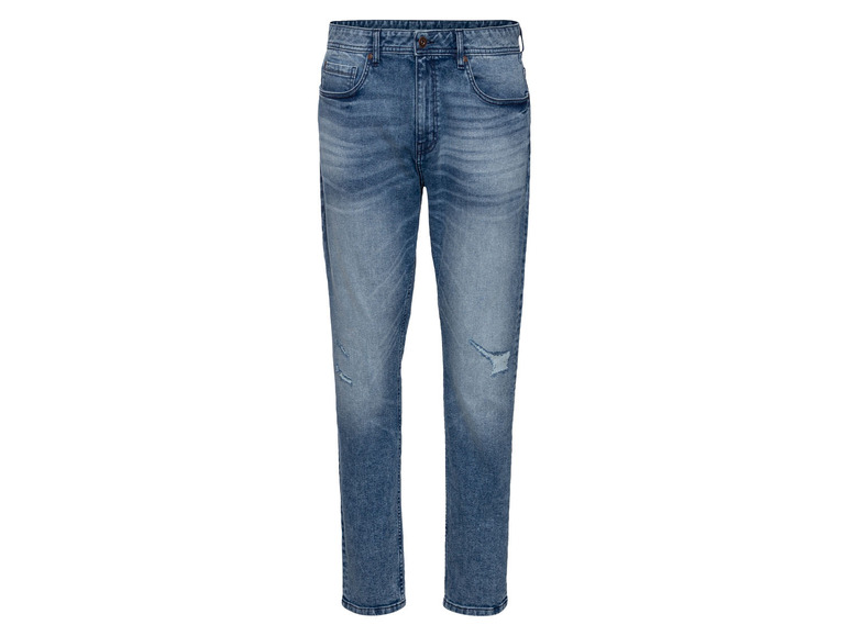 LIVERGY Heren jeans - tapered fit (46 (30/34), Blauw)