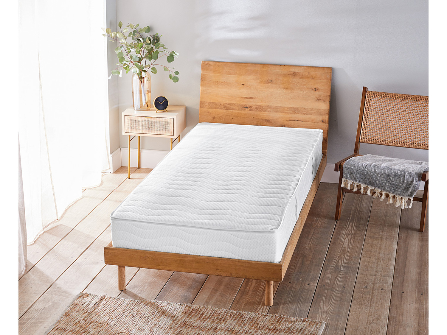sleepling 190140 Comfort 110 Matelas à ressorts ensachés 7 zones