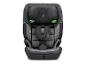 Grijs en zwart kinderautostoeltje met vijfpuntsgordel en Isofix-bevestigingen