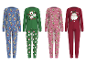 ESMARA KIDS Lange kinderpyjama's met kerstmotieven