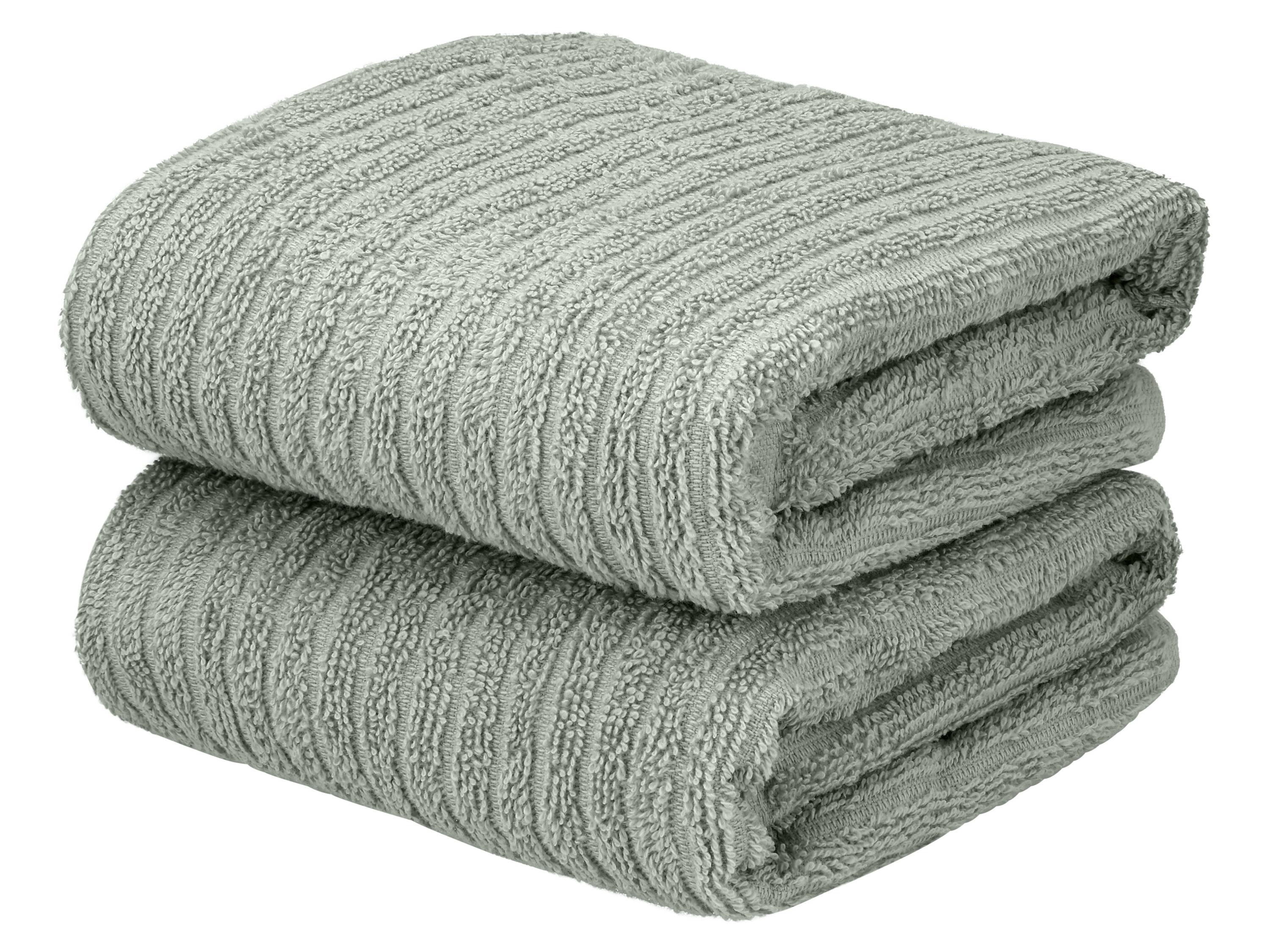 LIVARNO Set van 2 handdoeken 50 x 100 cm (Mint) afbeelding